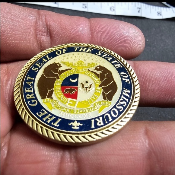 The Great Seal Of The State Of Missouri Outstanding Performance Award Token Coin - Picture 2 of 7